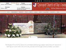 Tablet Screenshot of churchofoursaviornp.org